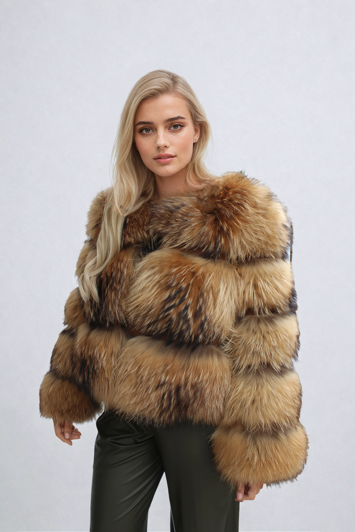 Evie | Stylish faux fur coat