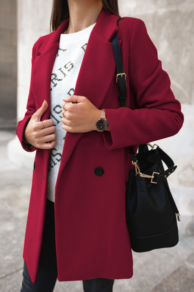 Ruby™- Stylish wool coat