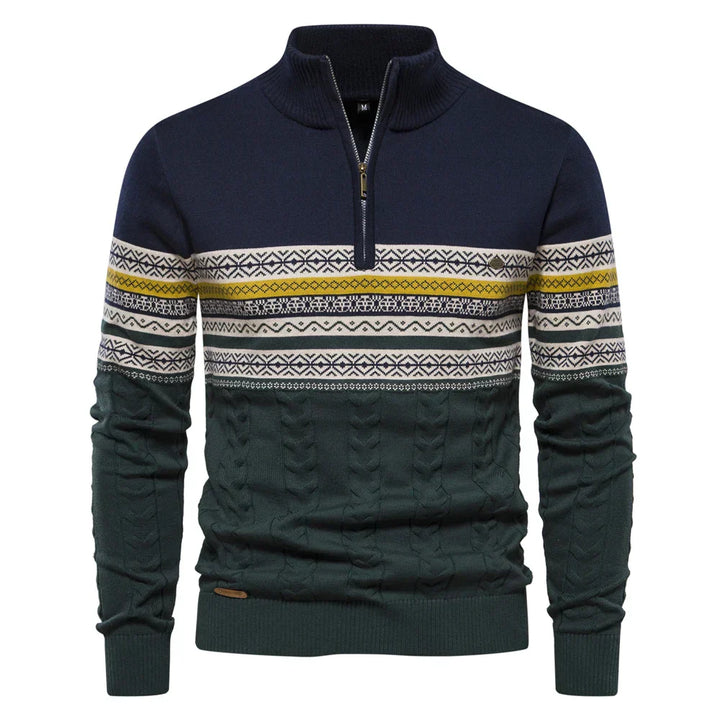 Daniel - High-quality jumper with retro pattern