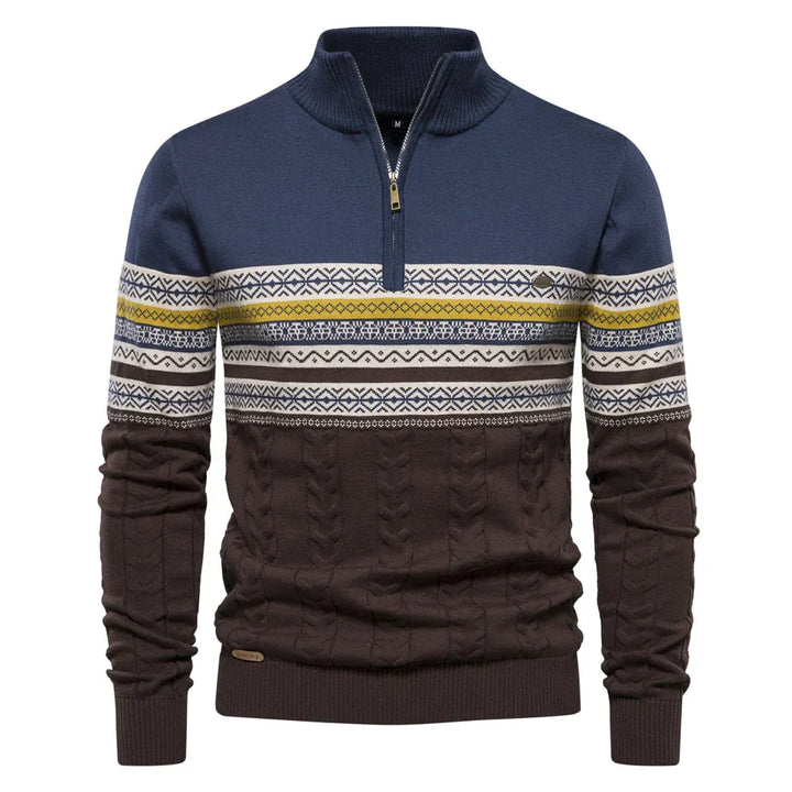 Daniel - High-quality jumper with retro pattern