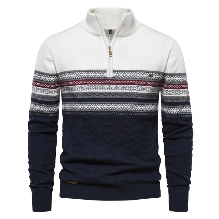 Daniel - High-quality jumper with retro pattern