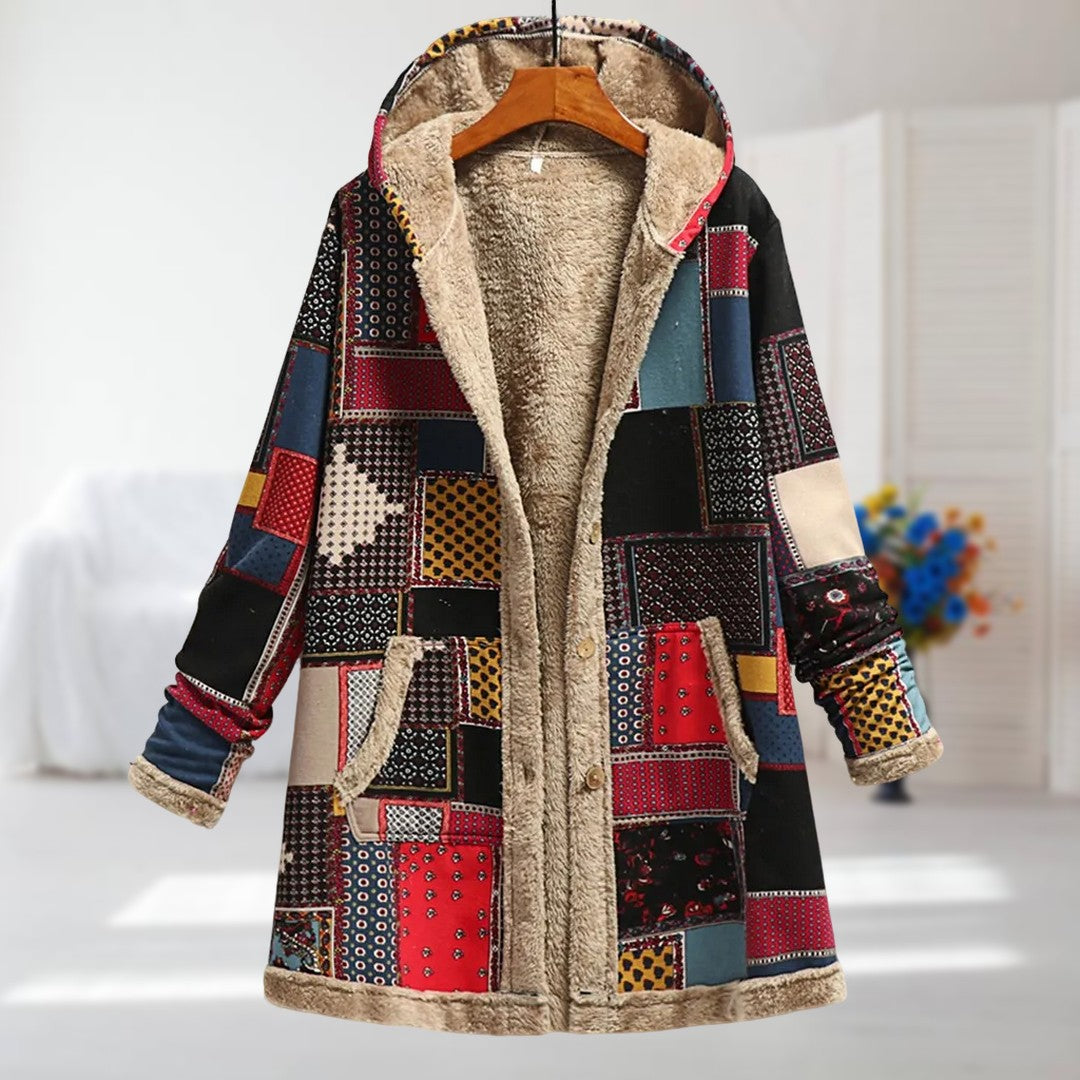 Eloise | Fall/winter coat with floral print