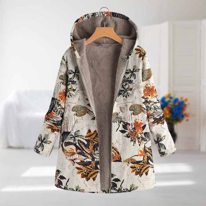 Eloise | Fall/winter coat with floral print