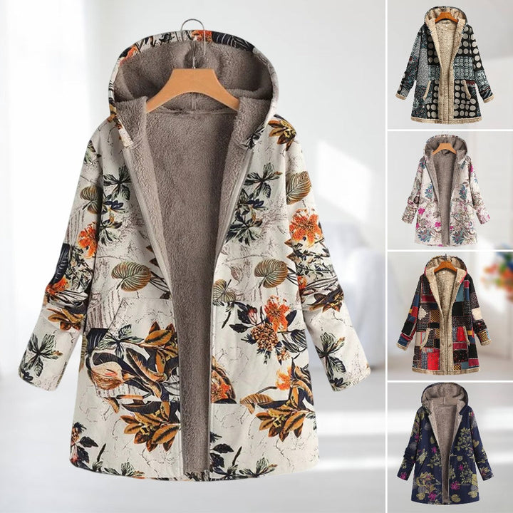 Eloise | Fall/winter coat with floral print