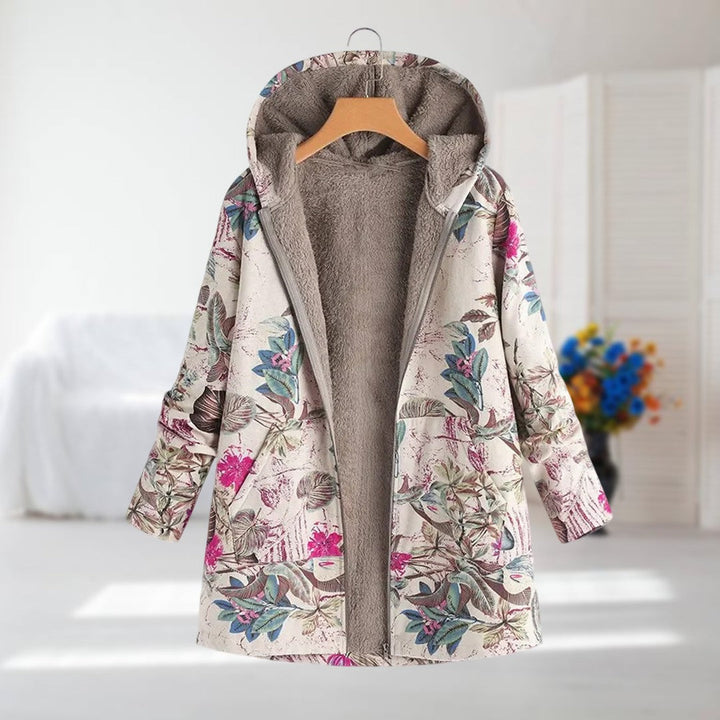 Eloise | Fall/winter coat with floral print