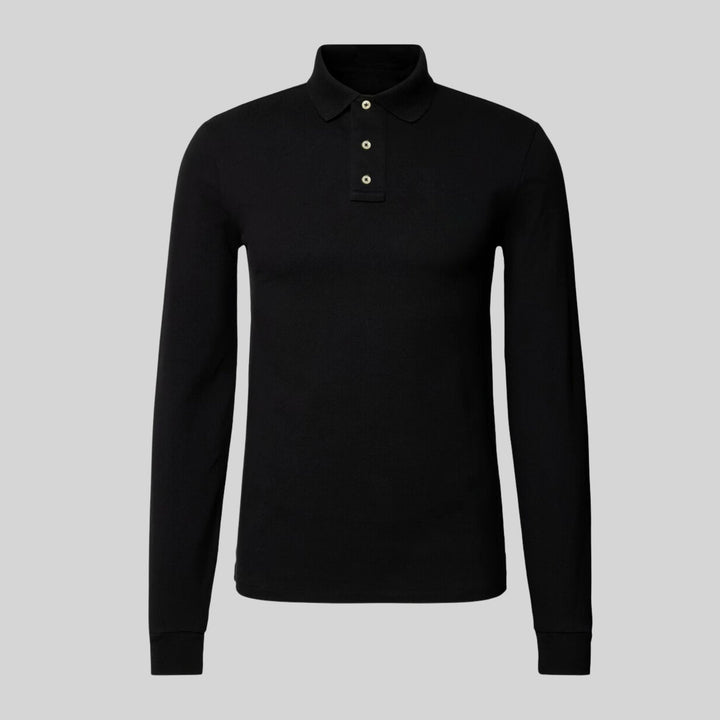 David | Casual long sleeve polo shirt